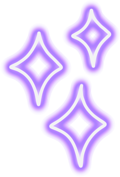 Purple neon sparkle